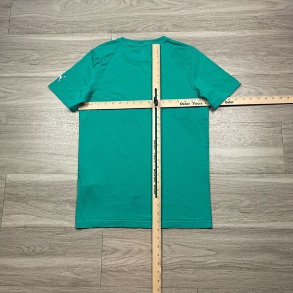 Mercedes Benz Shirt Mens Small Green AMG Formula One Team Puma Racing Cars - Picture 10 of 13